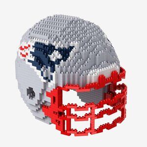 FOCO BRXLZ NFL New England Patriots Mini Football Helmet 3-D Construction Toy